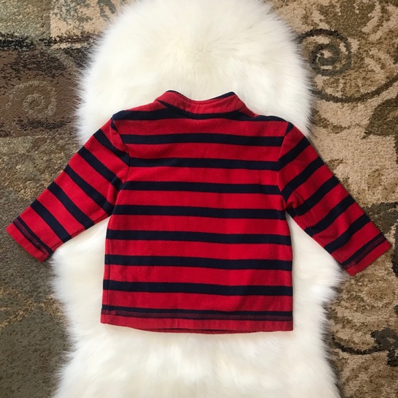 Hanna Andersson ⚜️ Striped Fleece & Khakis Set - Picture 2 of 9